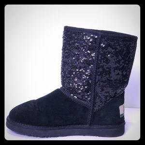 Lamo Black Sparkling Essential, Size 7.5